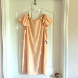 Peach dress